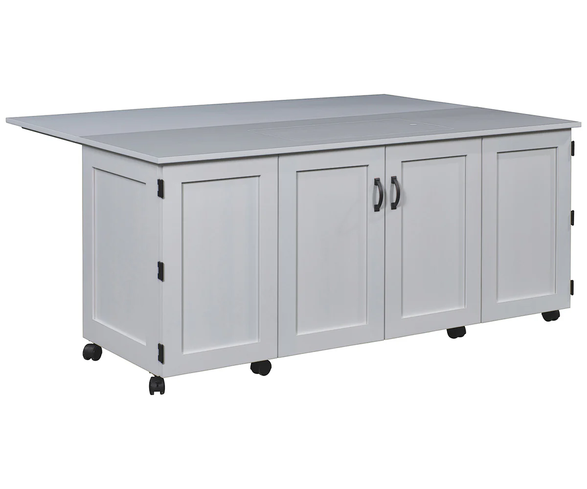 Amish Flat Top Sewing Cabinet