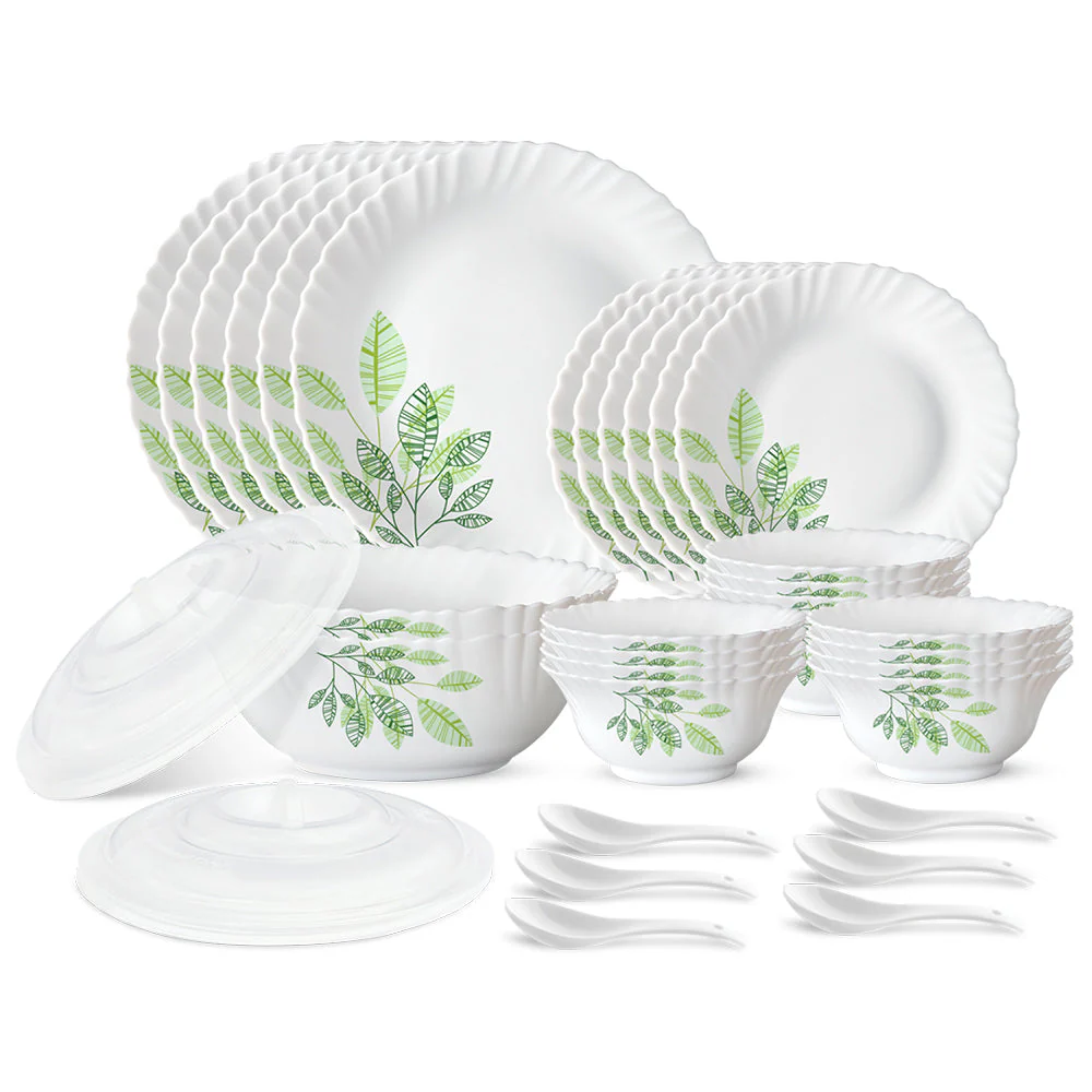 Larah by Borosil, Fauna Dinner Set, 17 pc