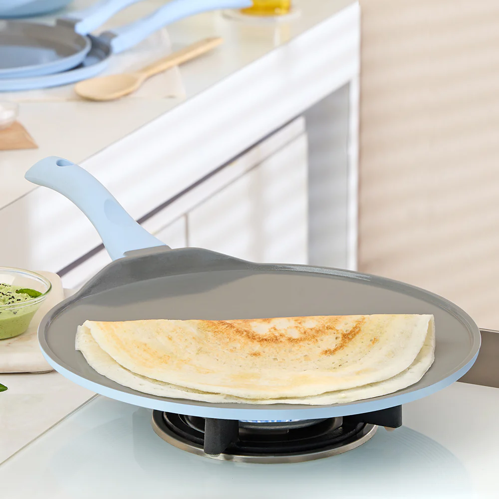 Borosil Vajra Ceramic Dosa Tawa, 31 cm