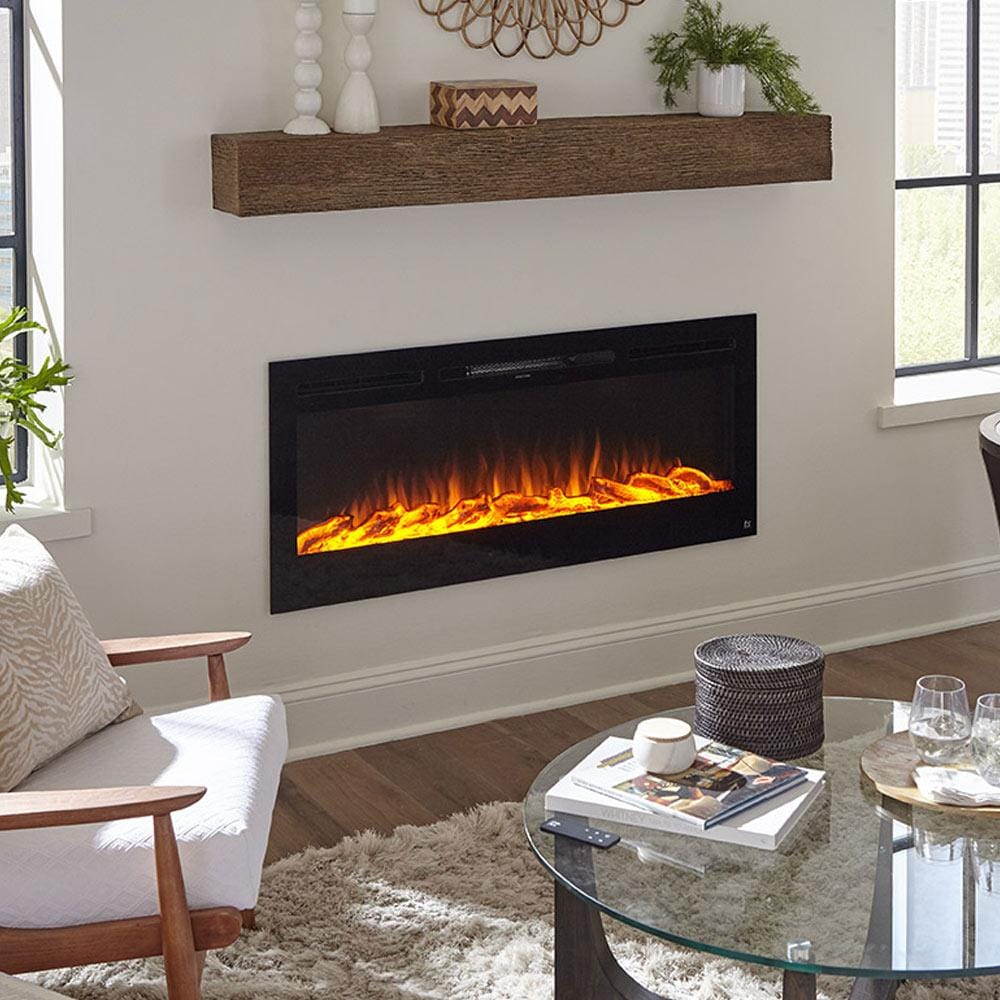 The Sideline 45 Inch Recessed Smart Electric Fireplace 80025