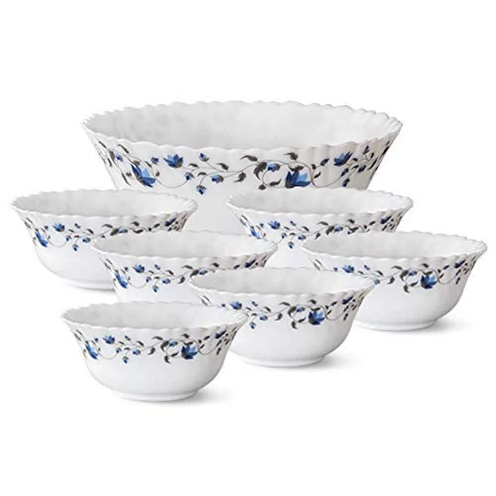 Larah by Borosil Helena Pudding Set, 7 pc (Large)