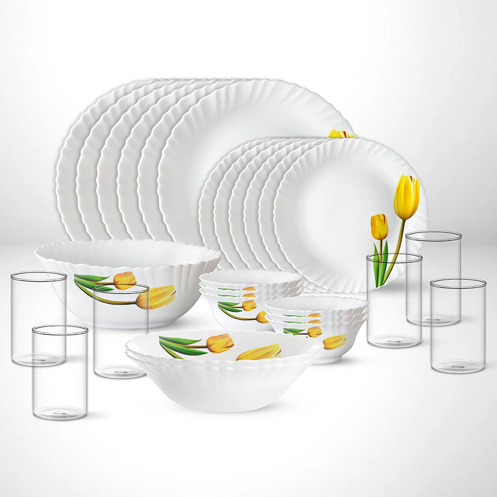 Larah by Borosil Lyana Dinner Set, 6 pc