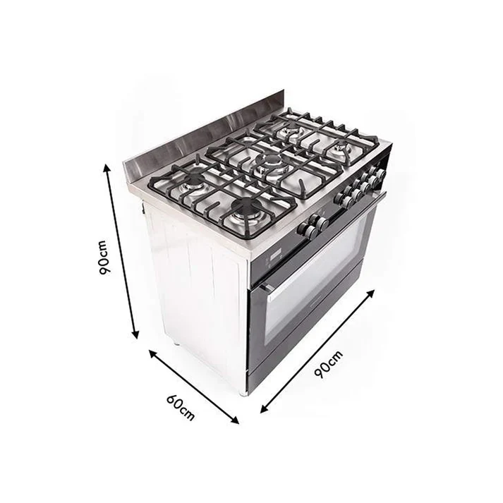 Bennett Read Crystal 90cm Gas/Electric Stove Black
