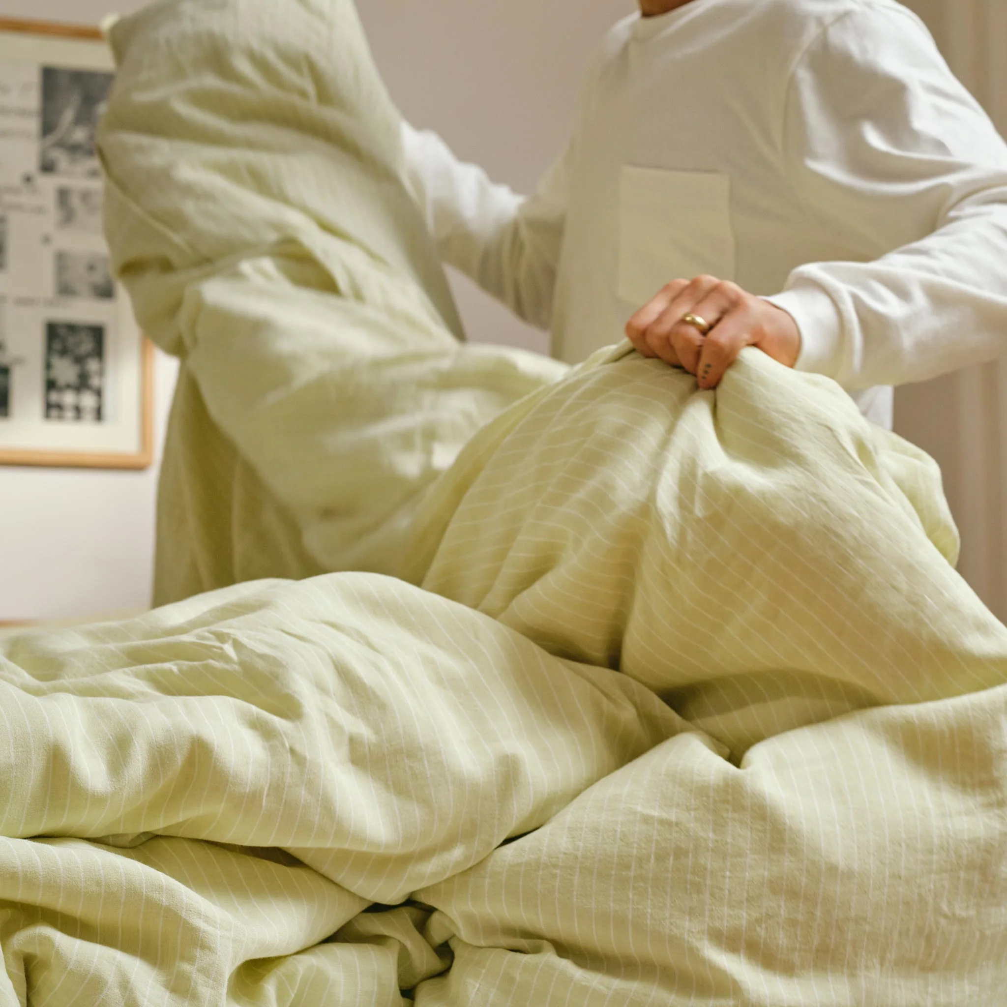 Washed European Linen Duvet Cover