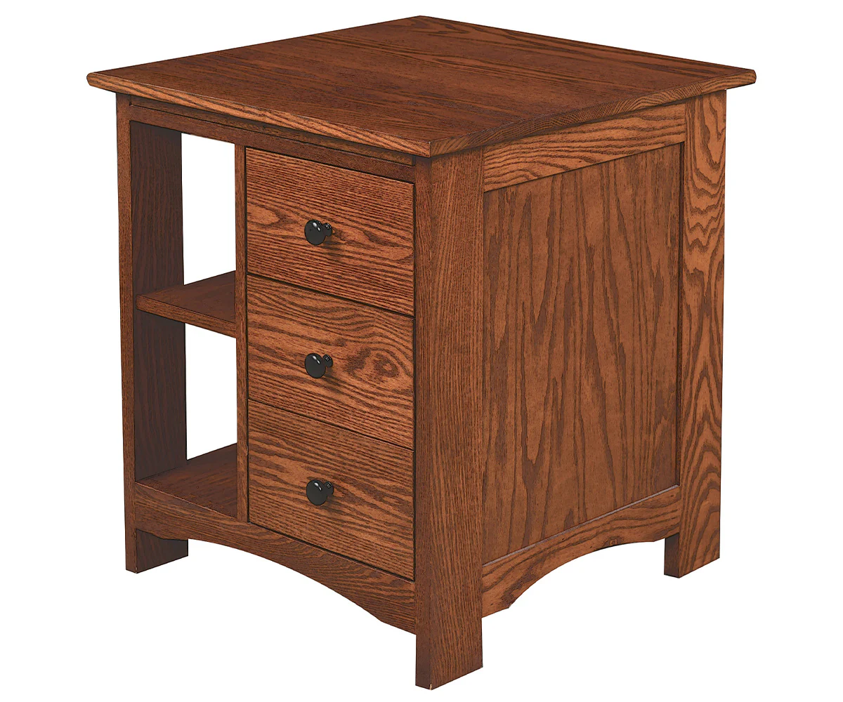 Amish Combo End Table