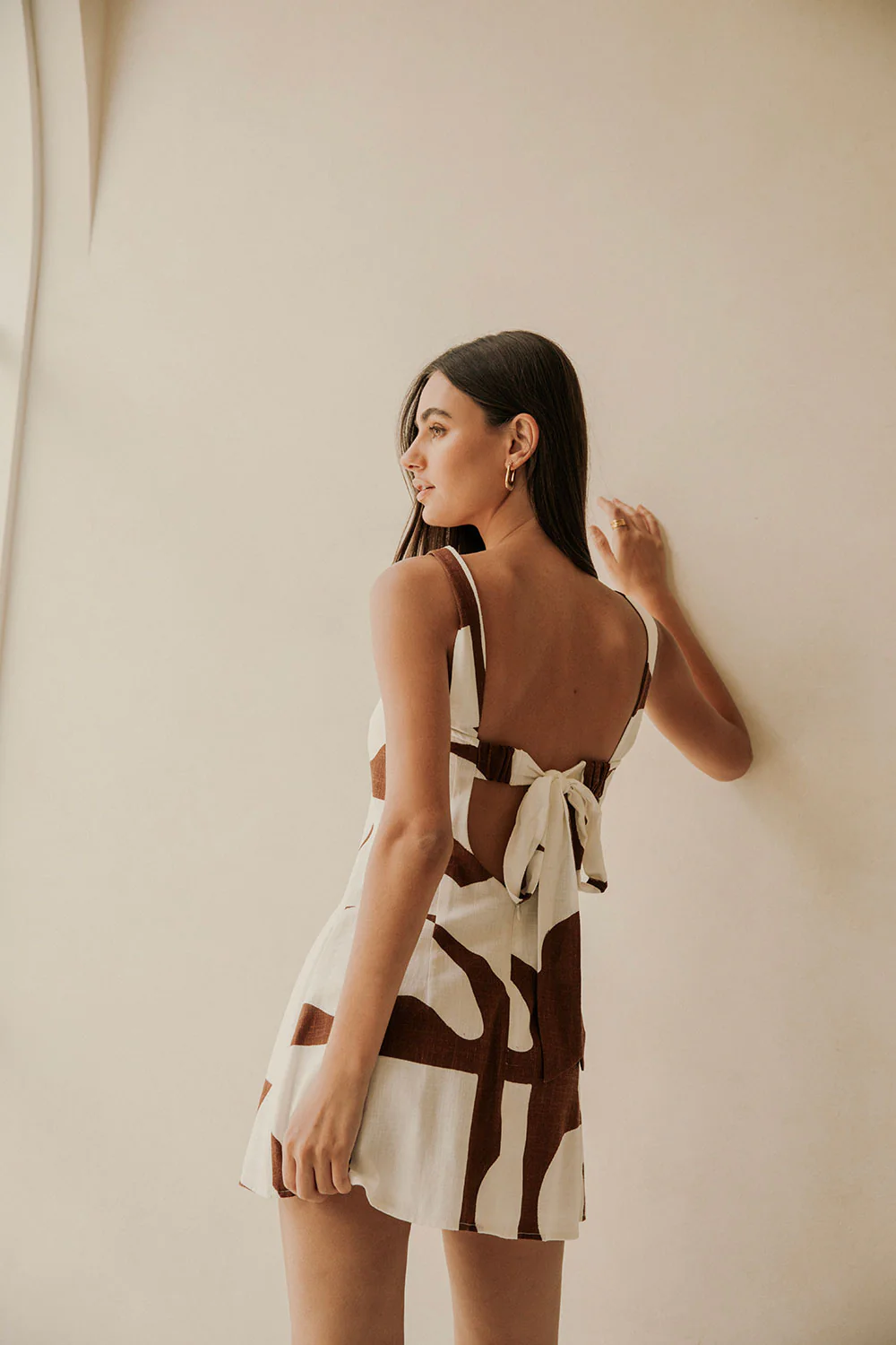 SAMPLE-Ellis Dress - Sunroom Chocolate