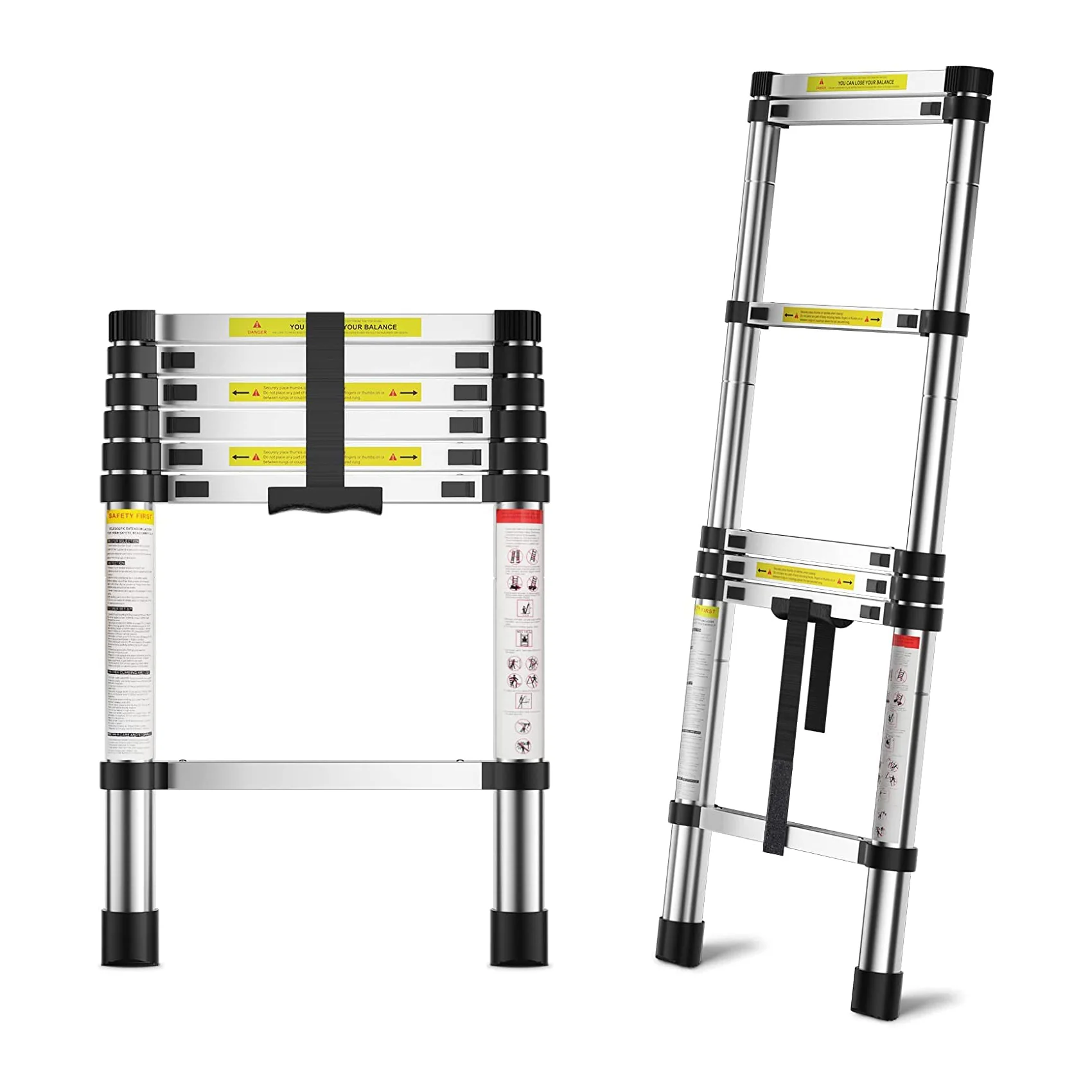 Neo 3.8M Extendable Aluminium Foldable Telescopic Ladder