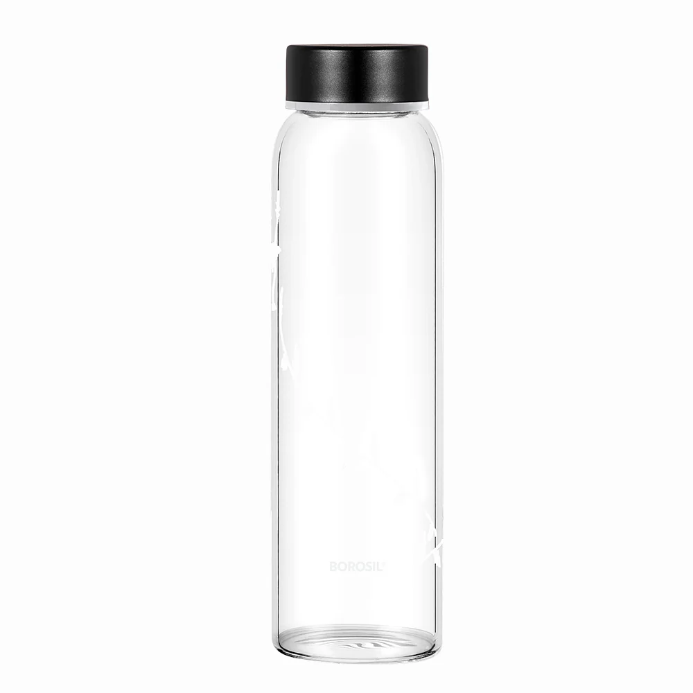 Crysto White Krip Glass Bottle