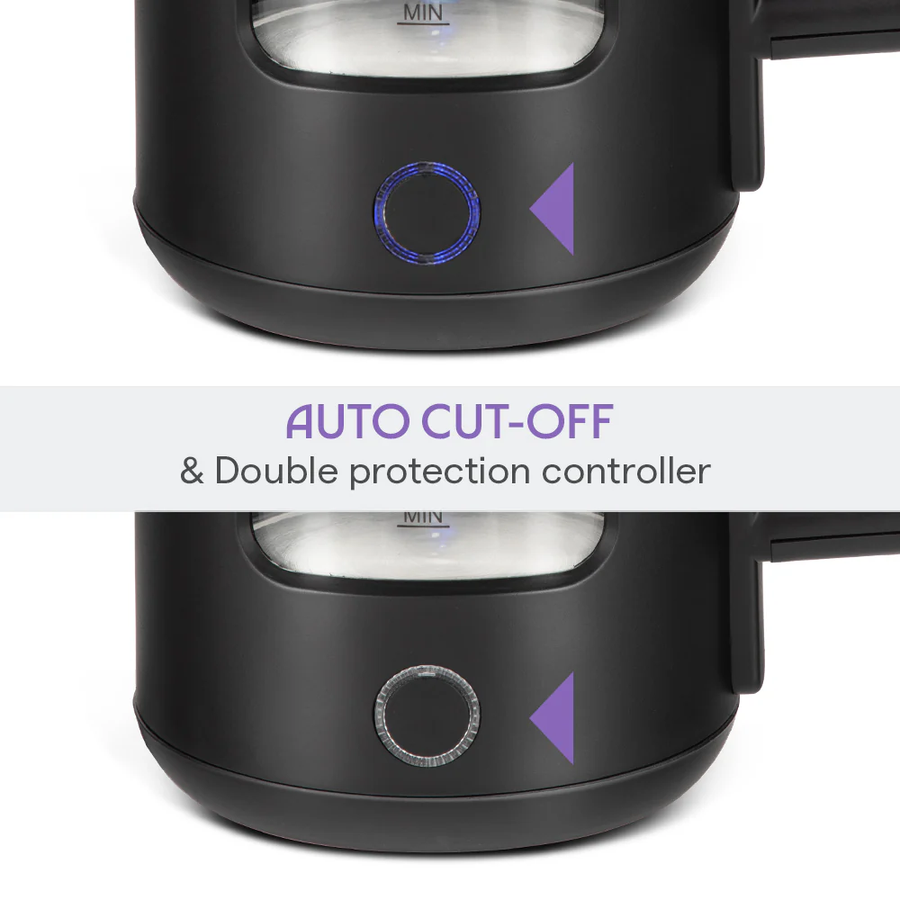 Cooltouch 1.5L Electric Glass Kettle, 1380 W