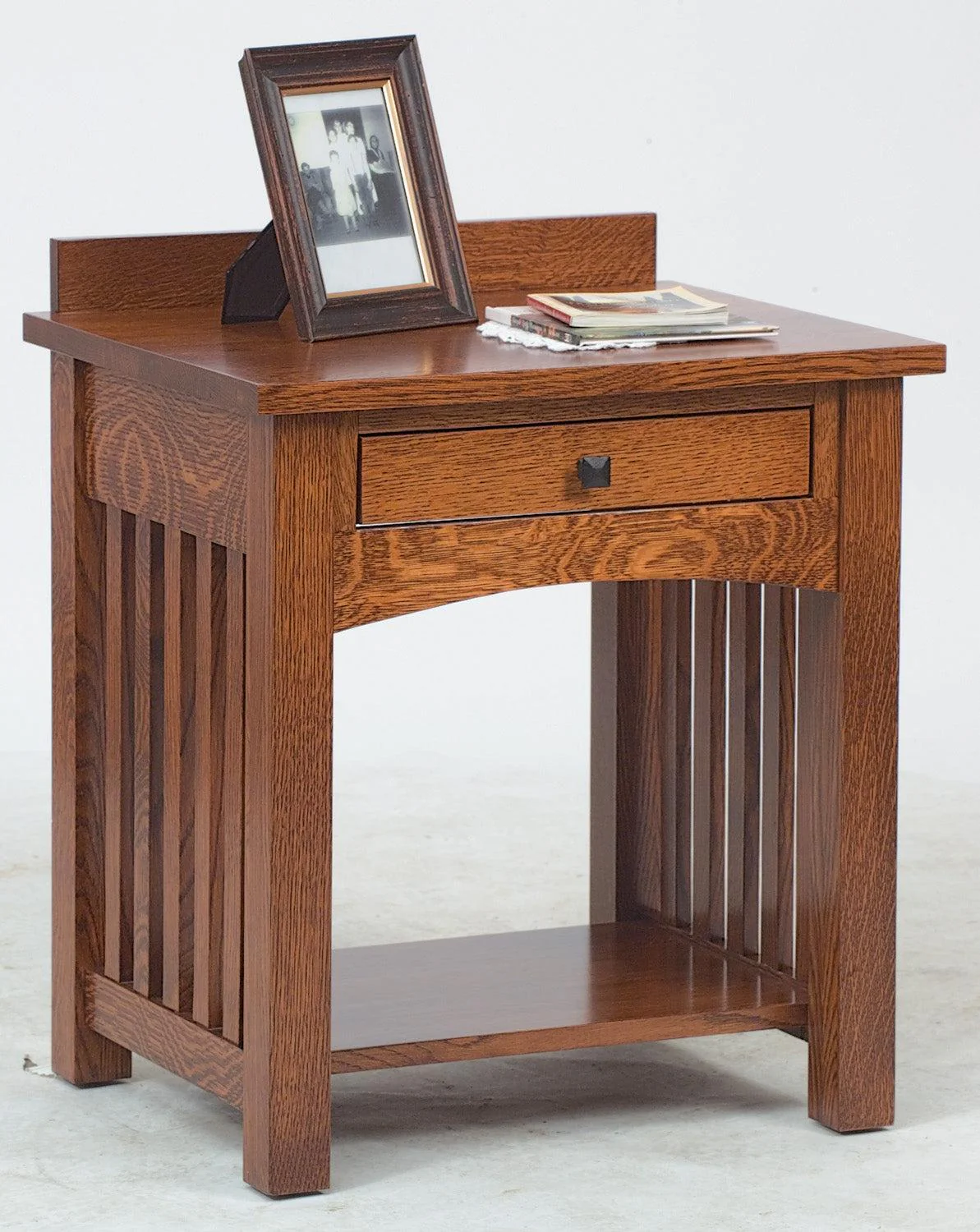 Amish Jacobson Nightstand Open Slat