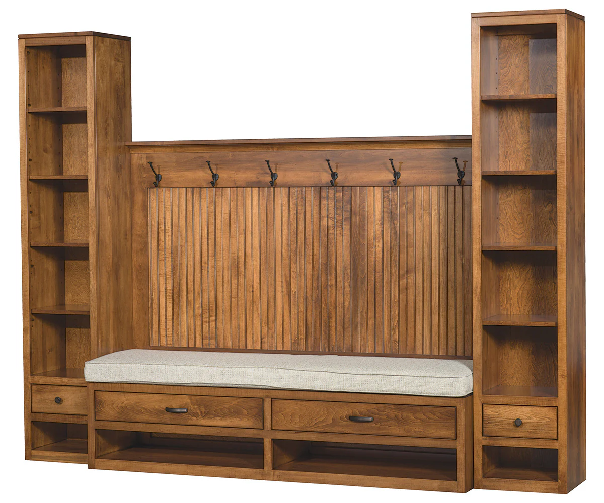 Amish Hall Seat With Tower