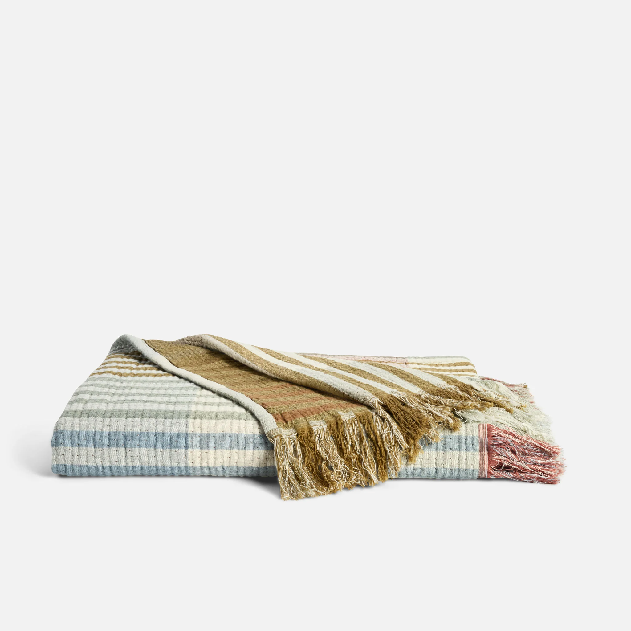Bayside Windowpane Throw Blanket