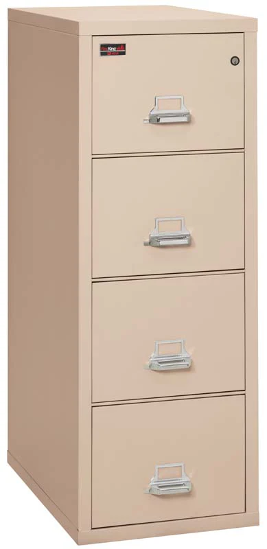 FireKing 4-1956-2 Two-Hour Four Drawer Vertical Letter Fire File Cabinet