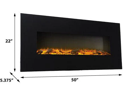 Napoleon 50-In Wall Mount Electric Fireplace