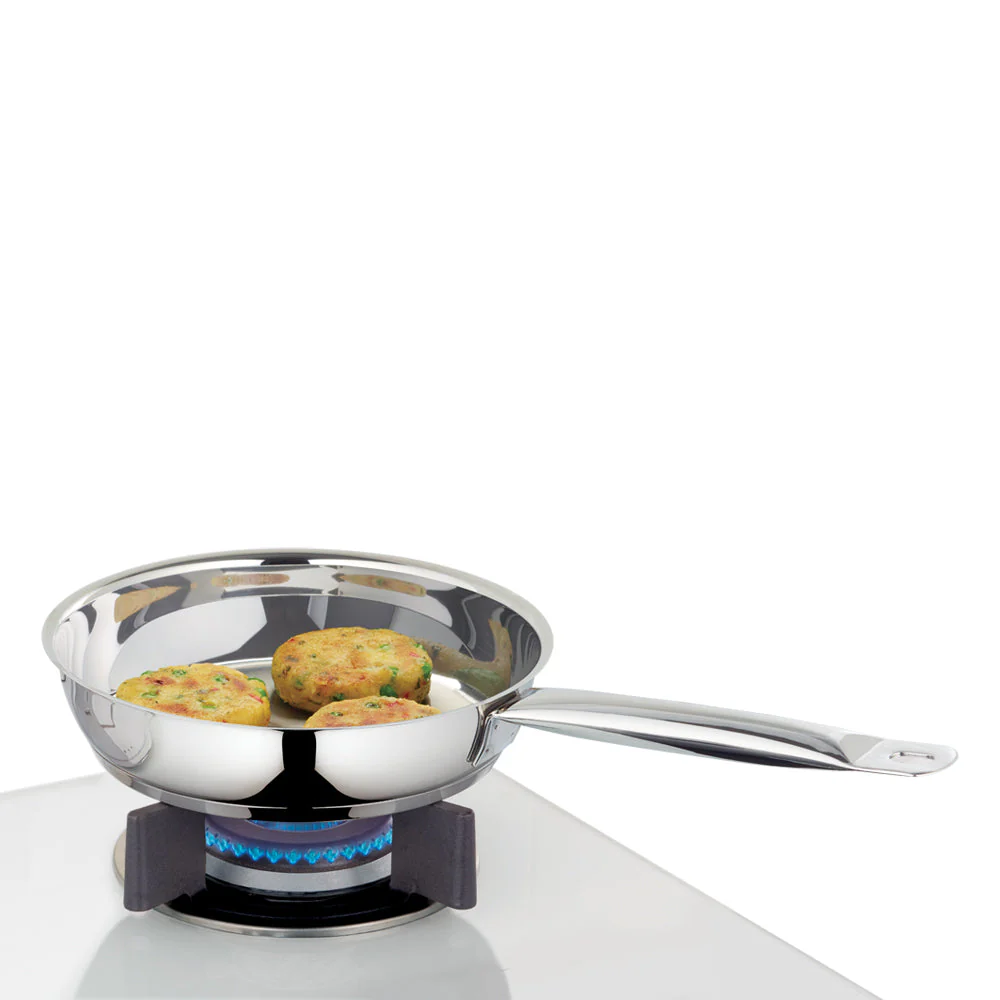 Borosil Cookfresh SS Frying Pan, 1.5L
