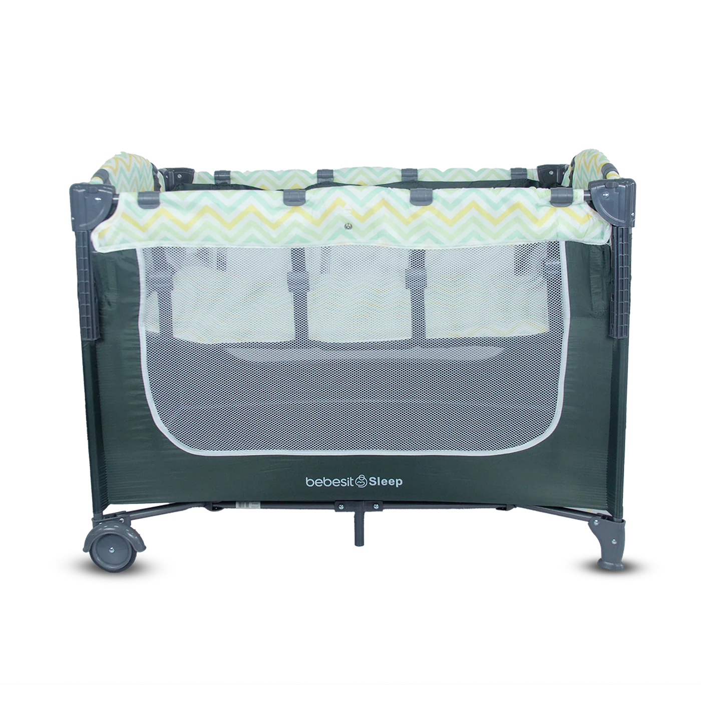 CUNA CORRAL SLEEP ZK005 3 EN 1: COLECHO, CUNA Y CORRAL PARA BEBÉS DE 0 A 3 AÑOS- AZUL-