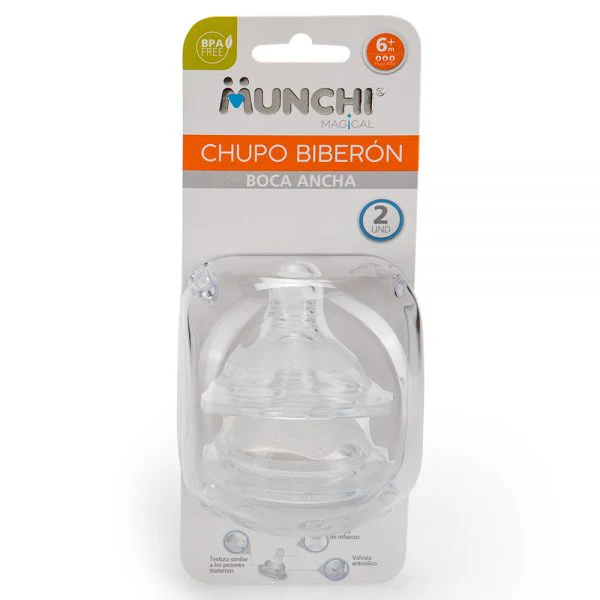Tetina Ancha 6+ 415000979 X2 Munchi