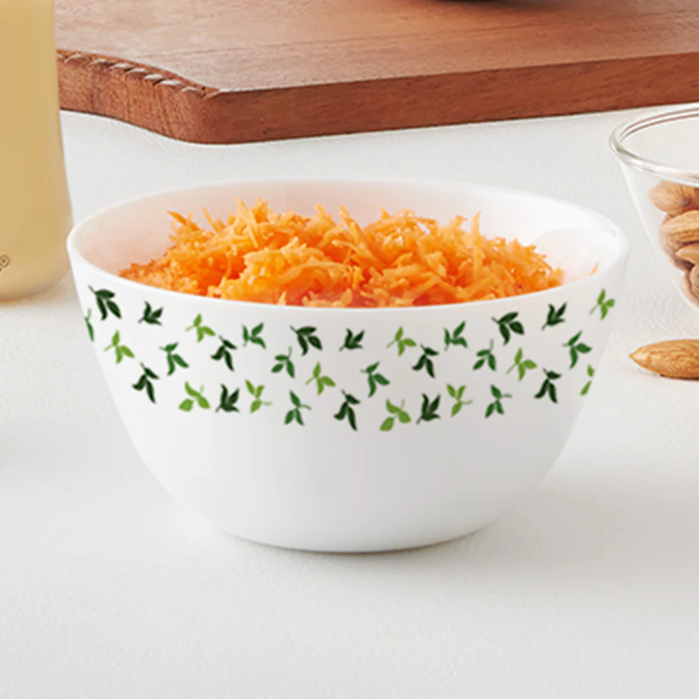 Larah by Borosil Sage 4 pc Mixing Bowl, 500 ml + 1 L + 1.5 L