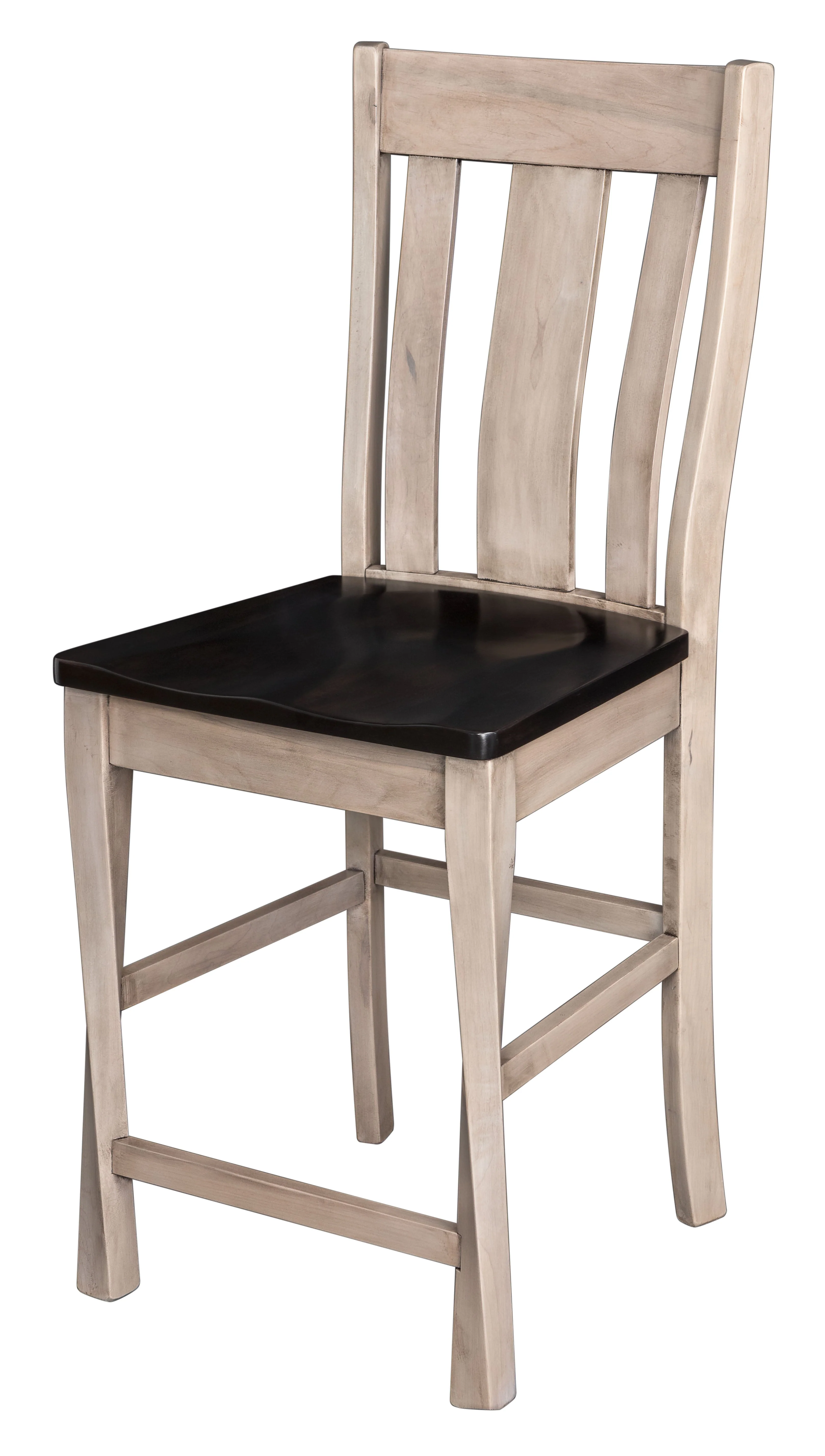 Amish Lawson Stationary Bar Chair - Quick Ship