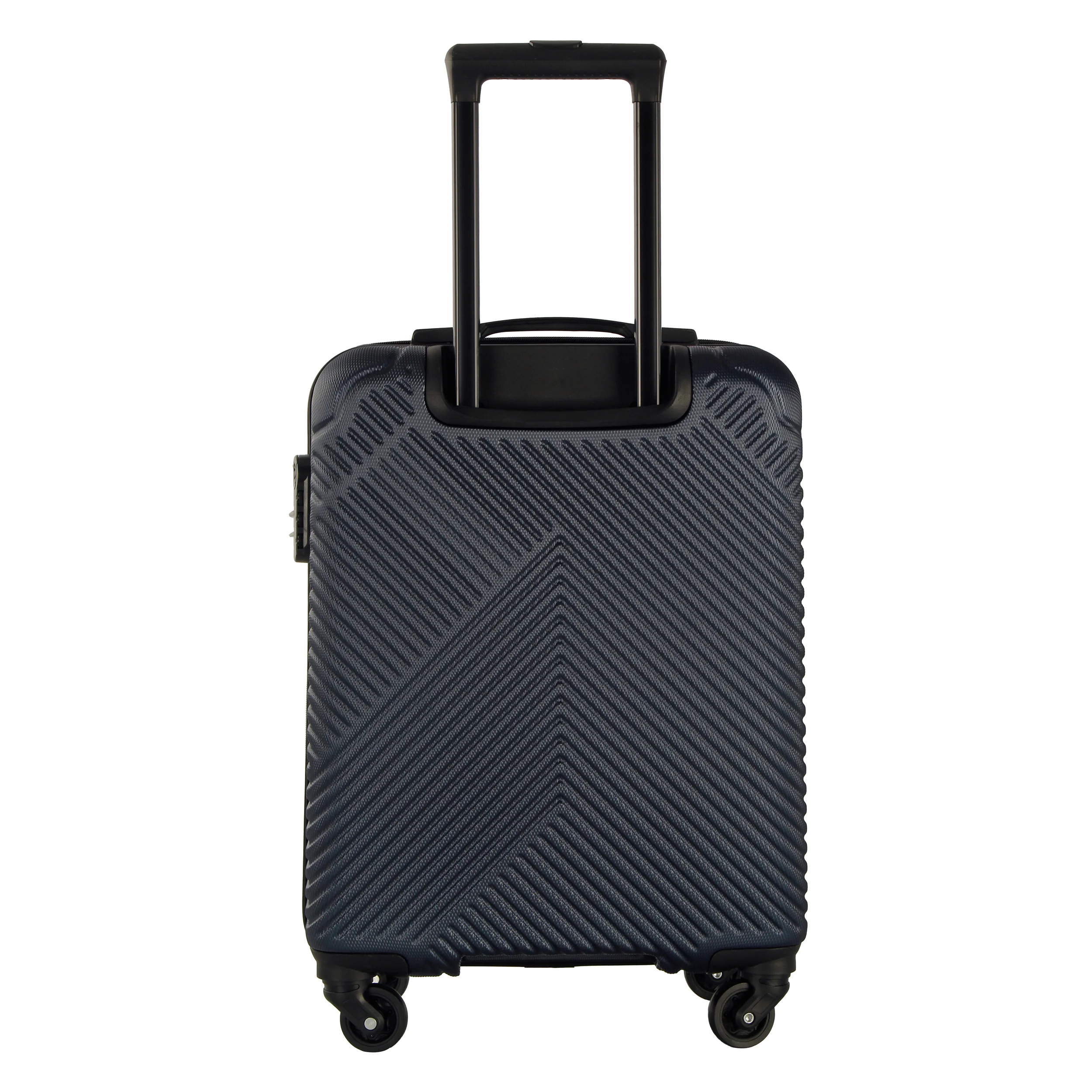Neo Navy Blue 3 Piece Hard Shell Luggage Suitcase Set