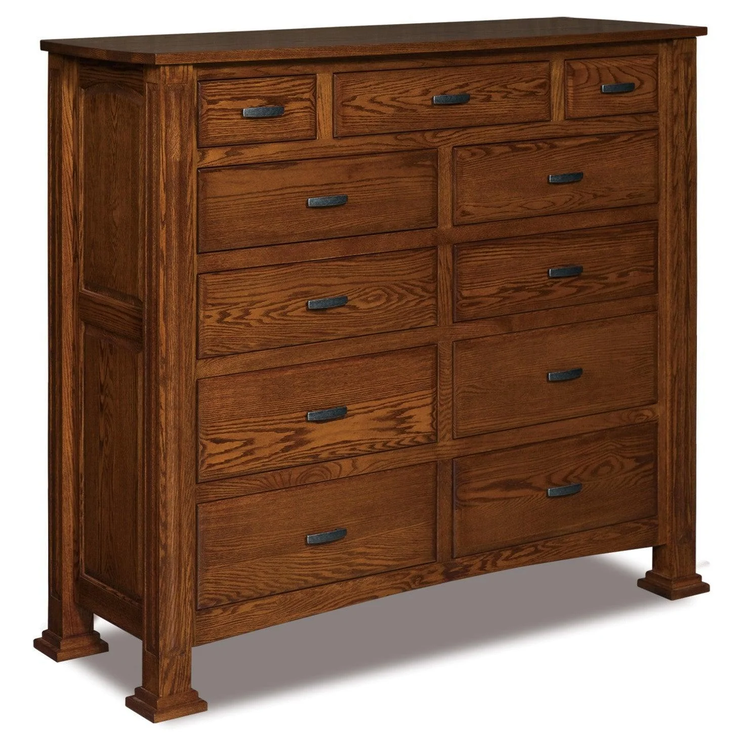 Amish Lexington Eleven Drawer Double Chest