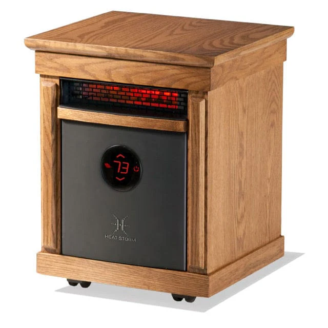 Heat Storm Smithfield 1000 Sq Ft Portable Infrared Heater in Oak
