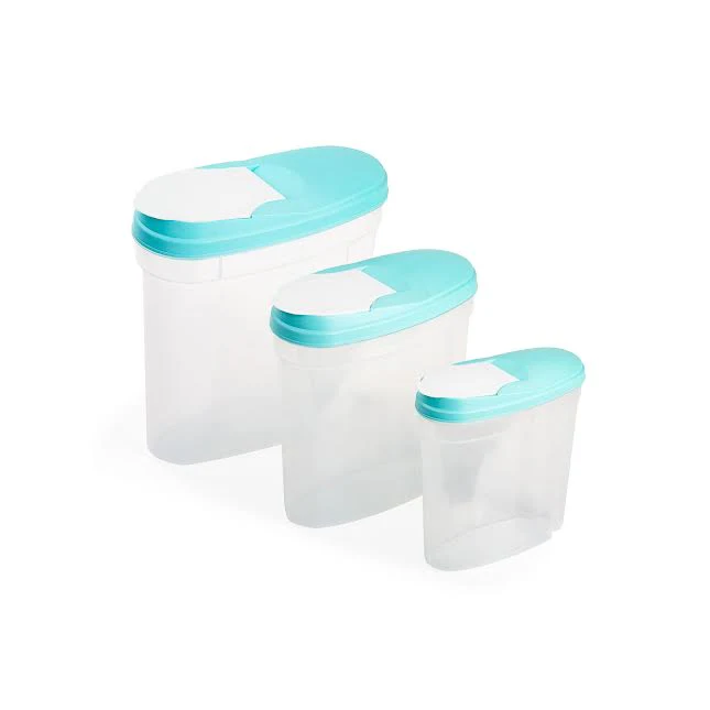 CH 3 Piece Cereal Dispenser Set Blue