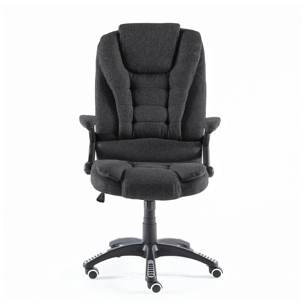 Neo Dark Grey Fabric Executive Office Chair with Massage Function