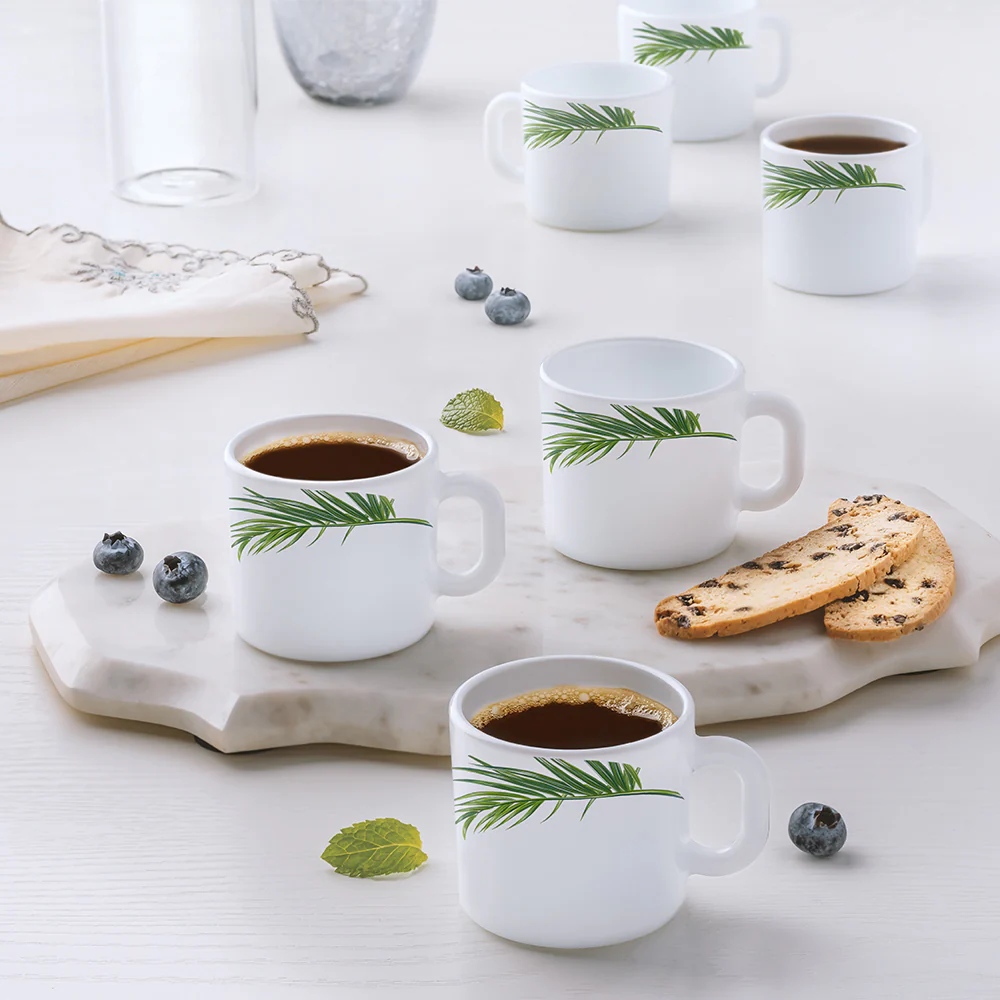 Crescent Mug Set, 100ml x 6