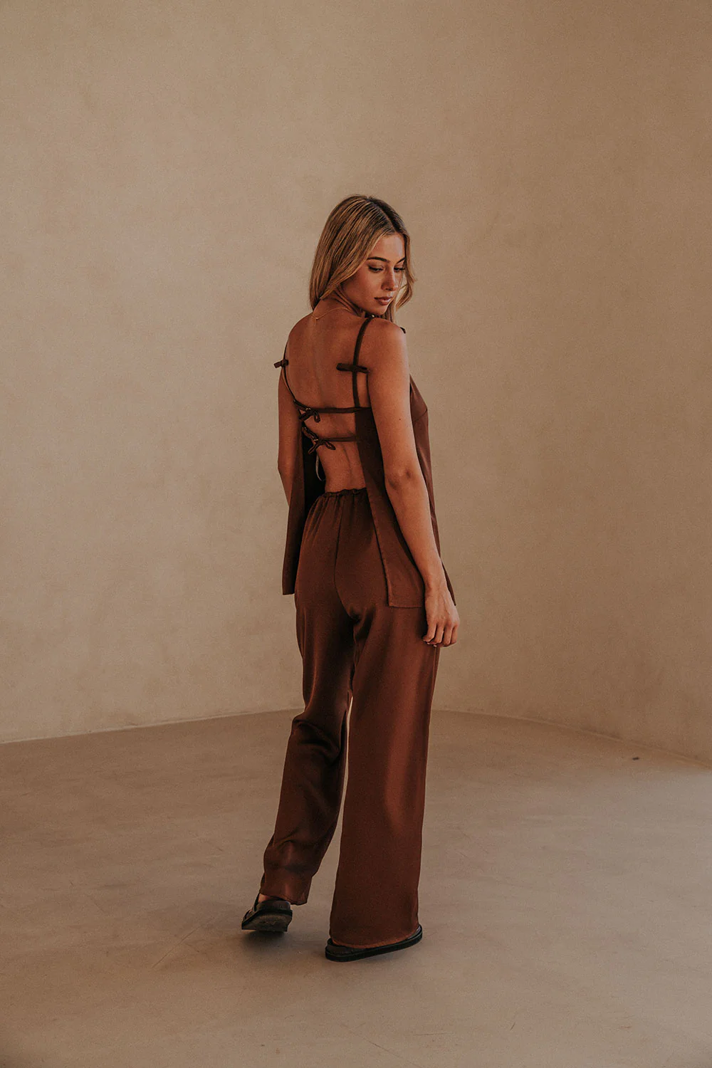 Kinsley Jumpsuit - Chocolate