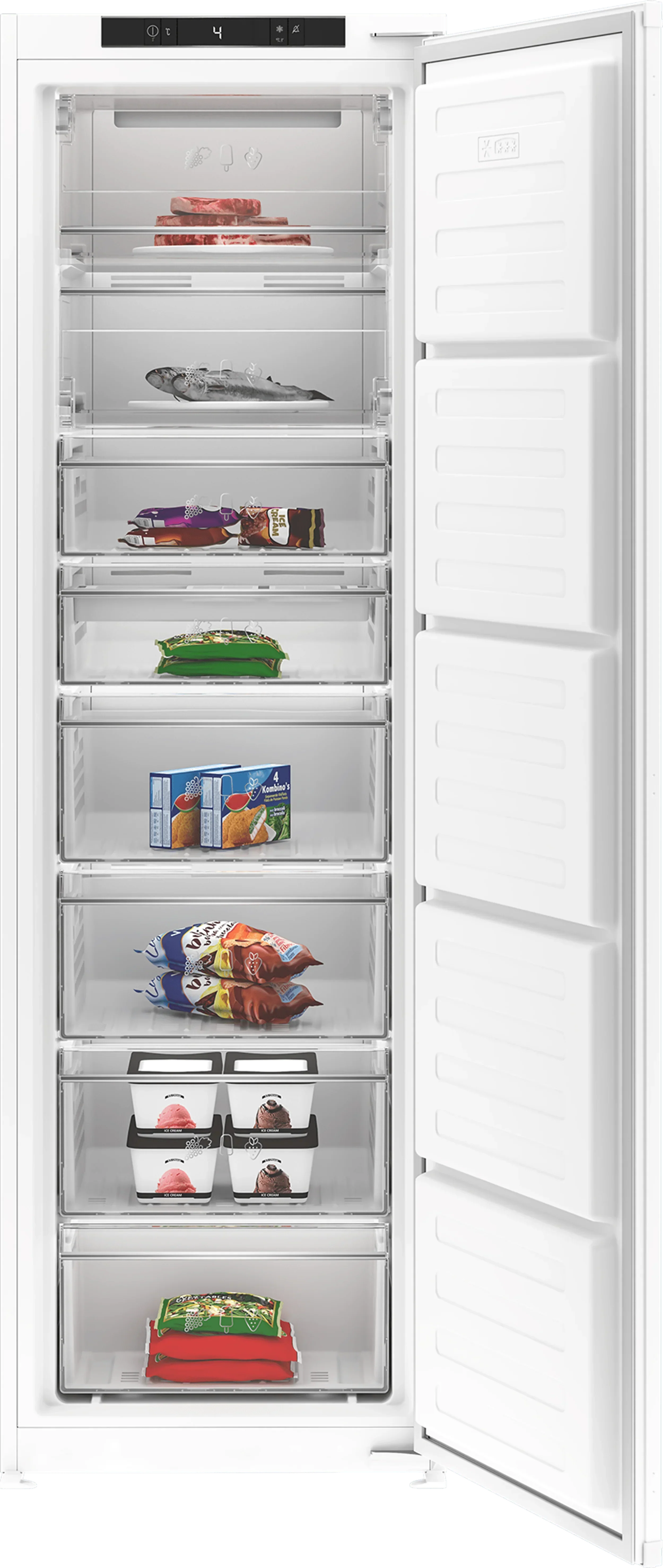 Blomberg Tall Integrated Frost Free Freezer | FNT3454i