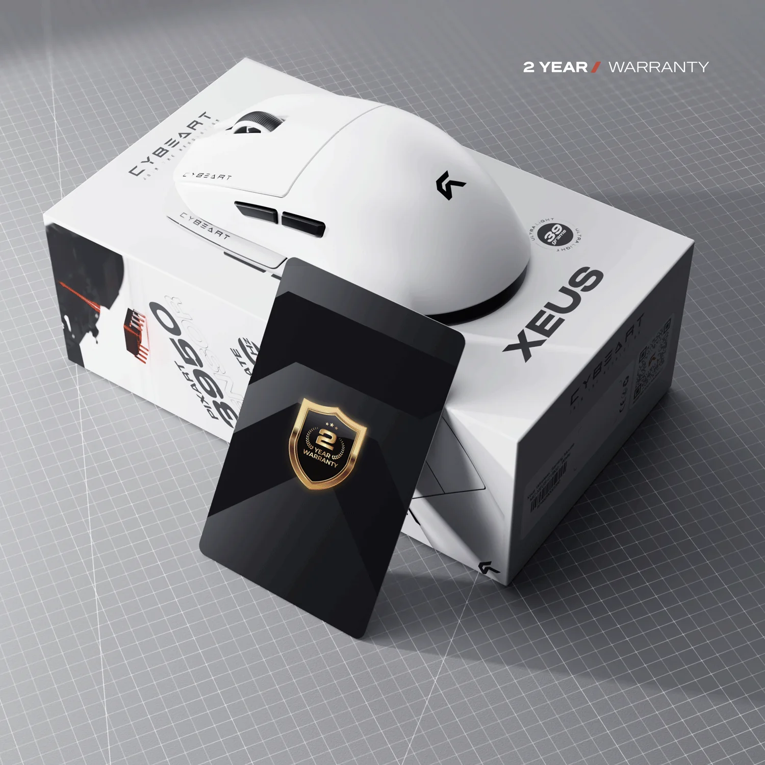 Xeus | 8K 39g Superlight Tri-Mode Gaming Mouse
