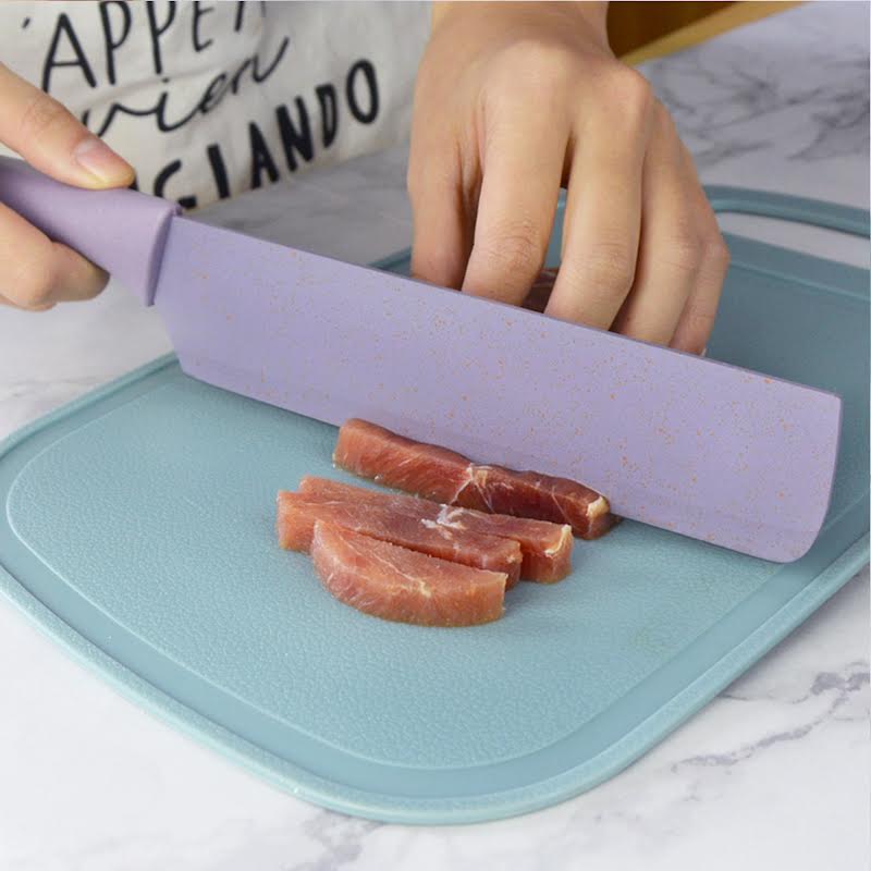 6 Piece Knife Set Multicoloured