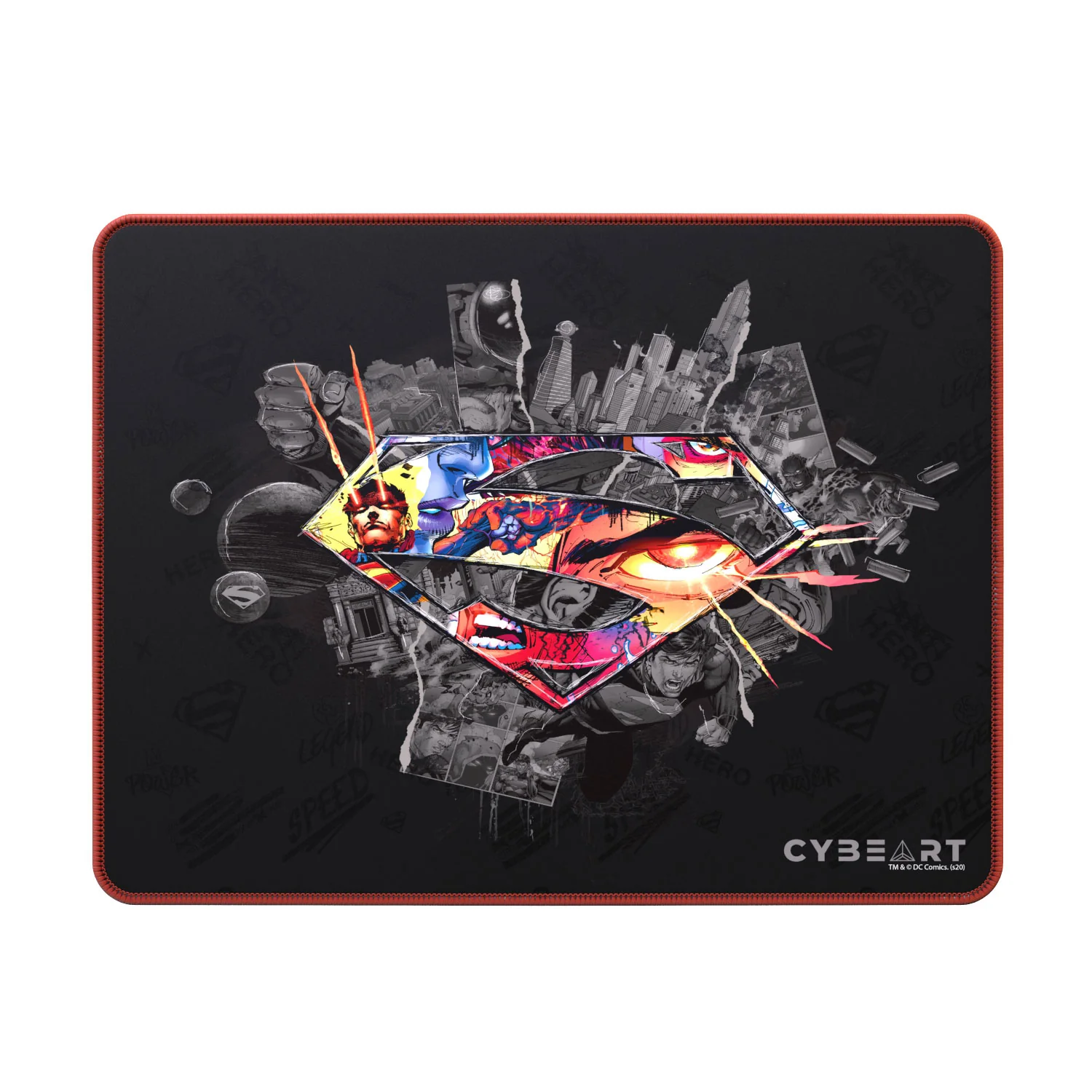 Superman Shield Emblem Gaming Mouse Pad