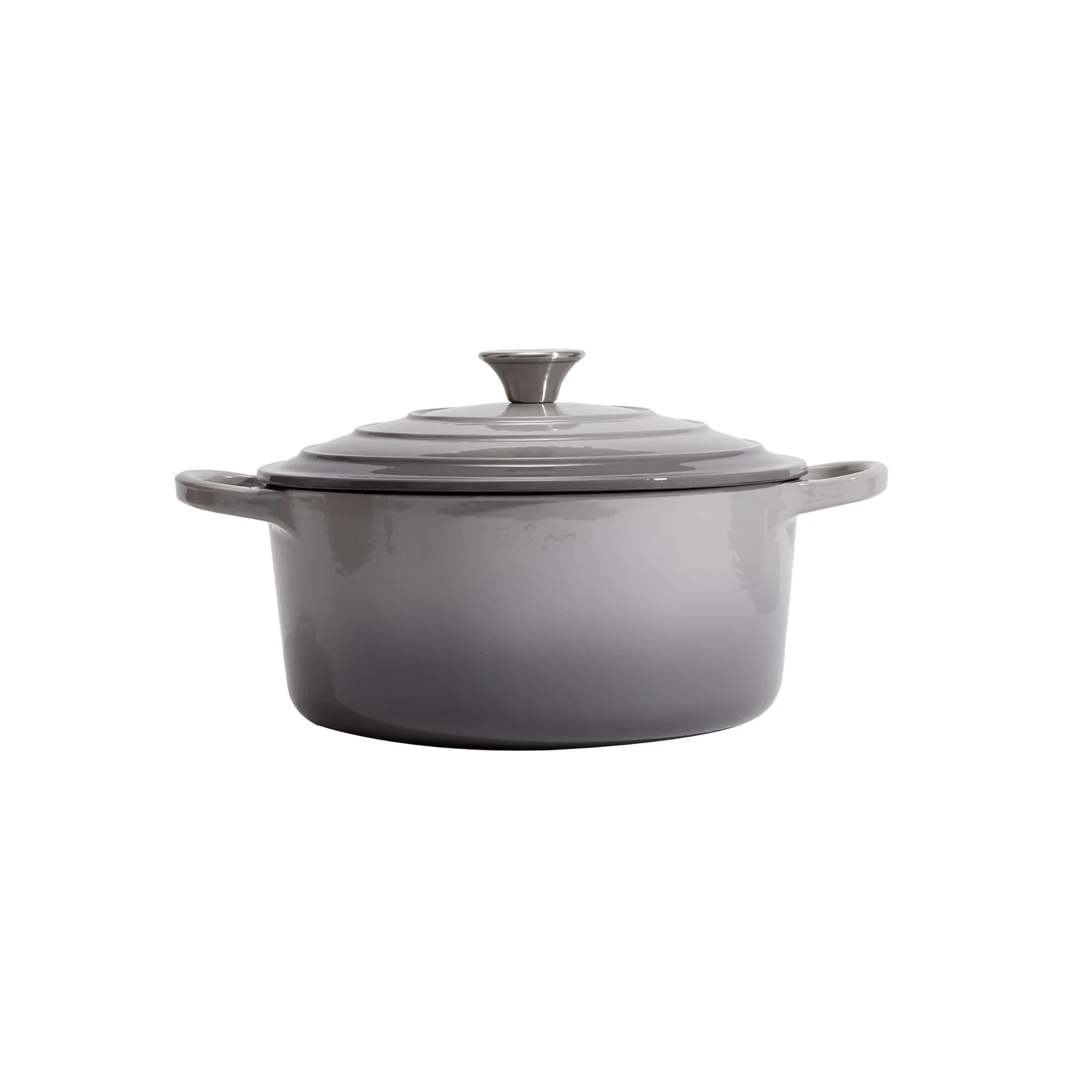 CH 24cm Cast Iron Casserole Grey