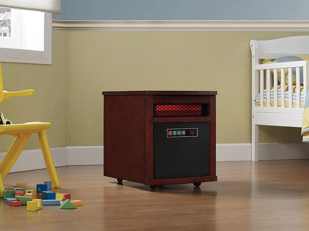 Duraflame Rolling Infrared Heater in Dark Cherry