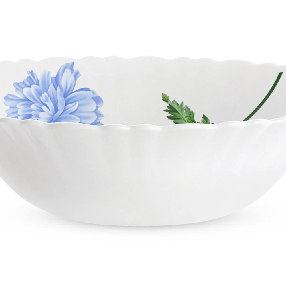 Larah by Borosil Blue Mist Dinner Set, 9 pc