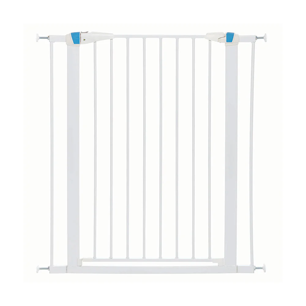 Mid West® Tall in the Dark Steel Pet Gate White Color 39 Inch