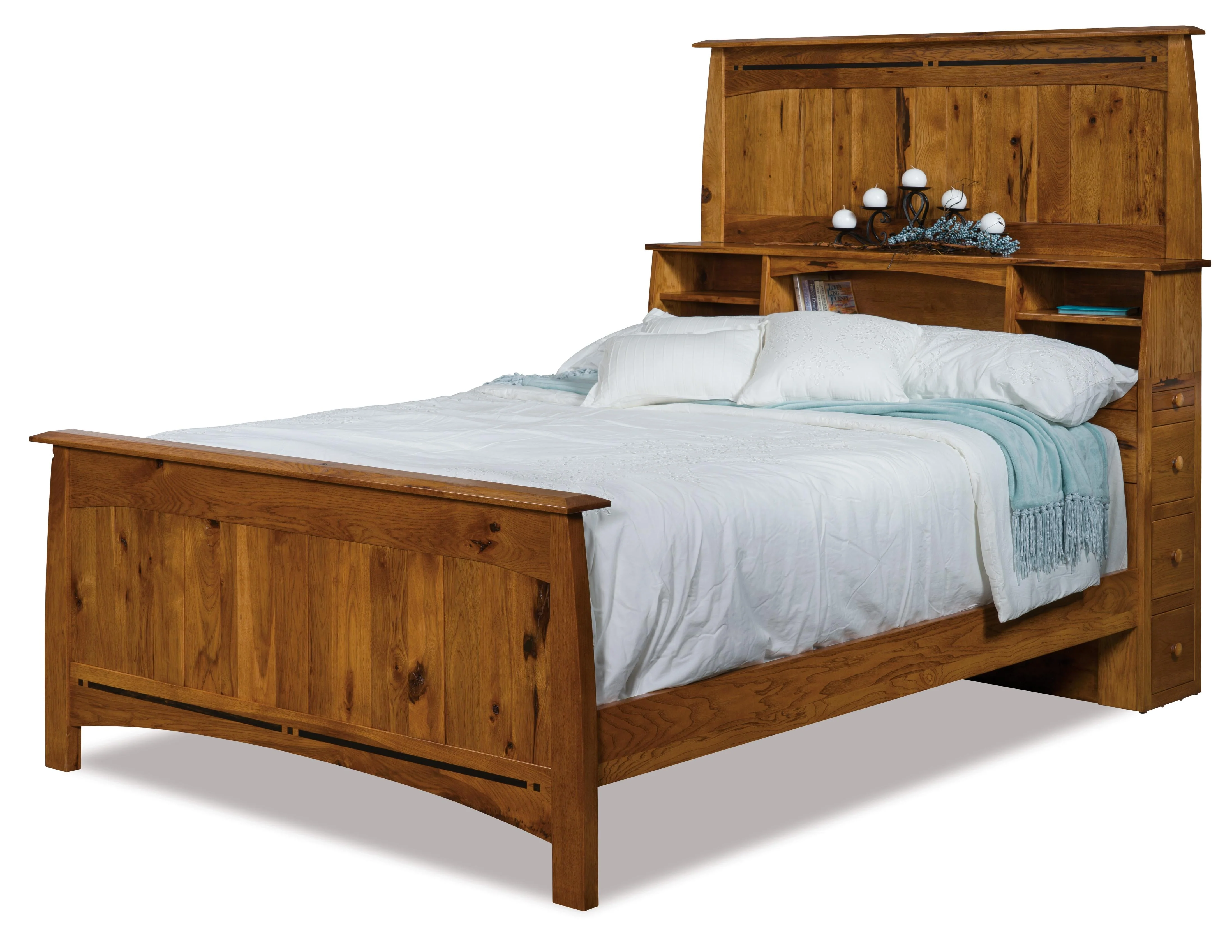 Amish Boulder Creek Bookcase Bed