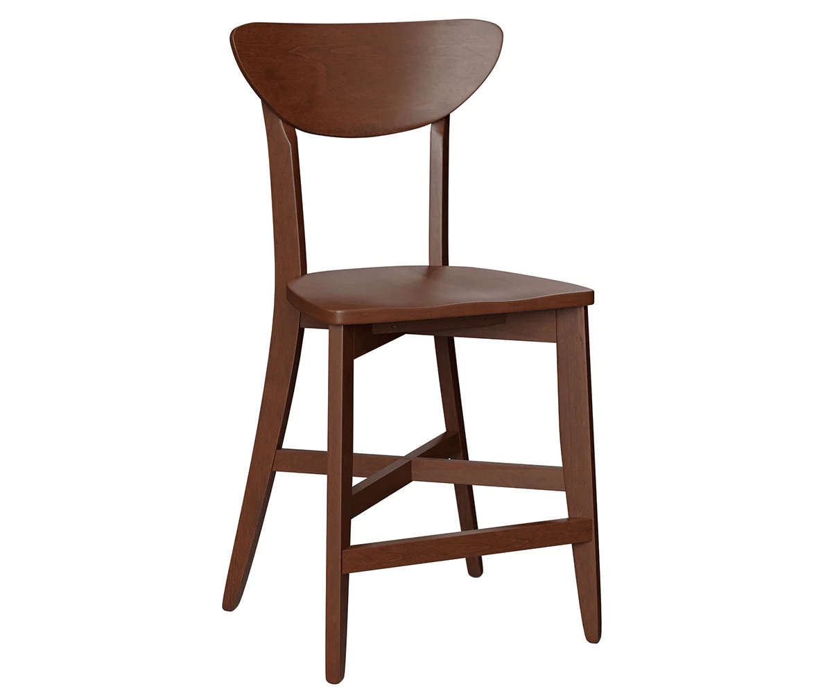 Amish Arcola Stationary Bar Chair