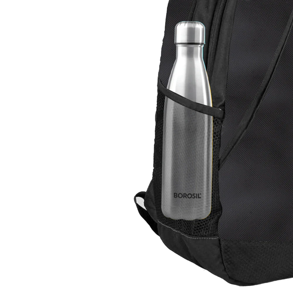 Borosil Bolt Single Wall Bottle, 1L