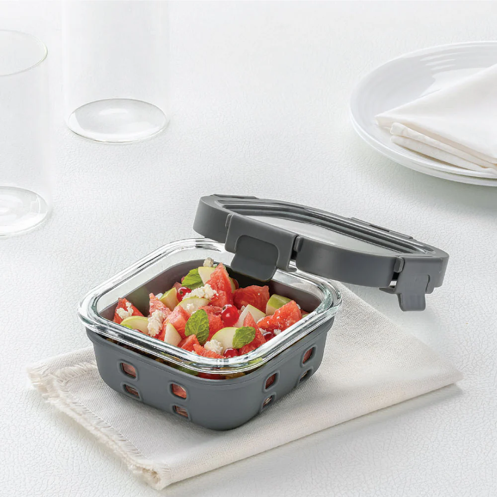 Borosil Tuff-Klip n Store Plus, Square Container