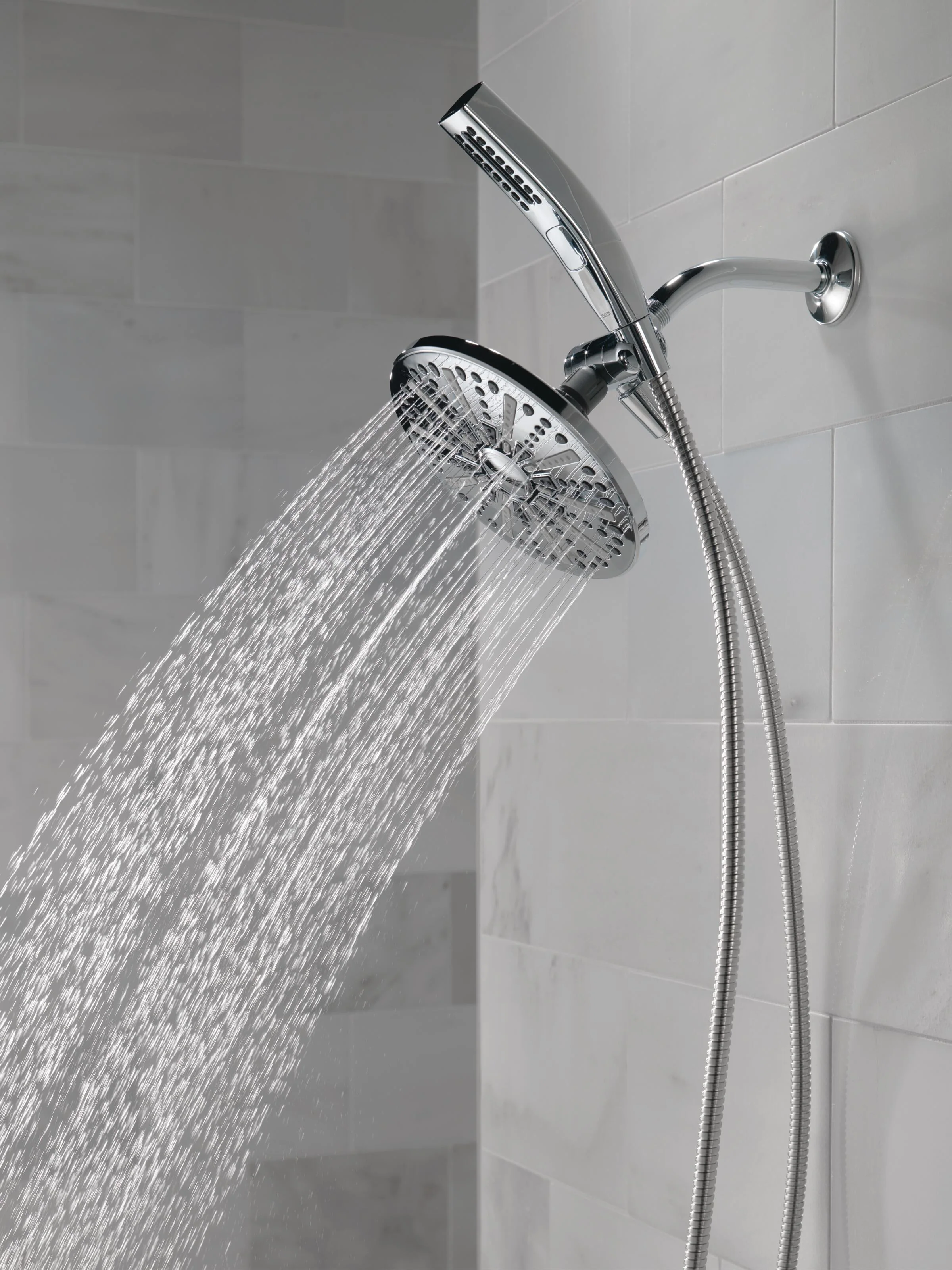 Shower Head and Hand 1.75 GPM 4-Setting 20% Less Water than the Industry Standard - Saving You Money