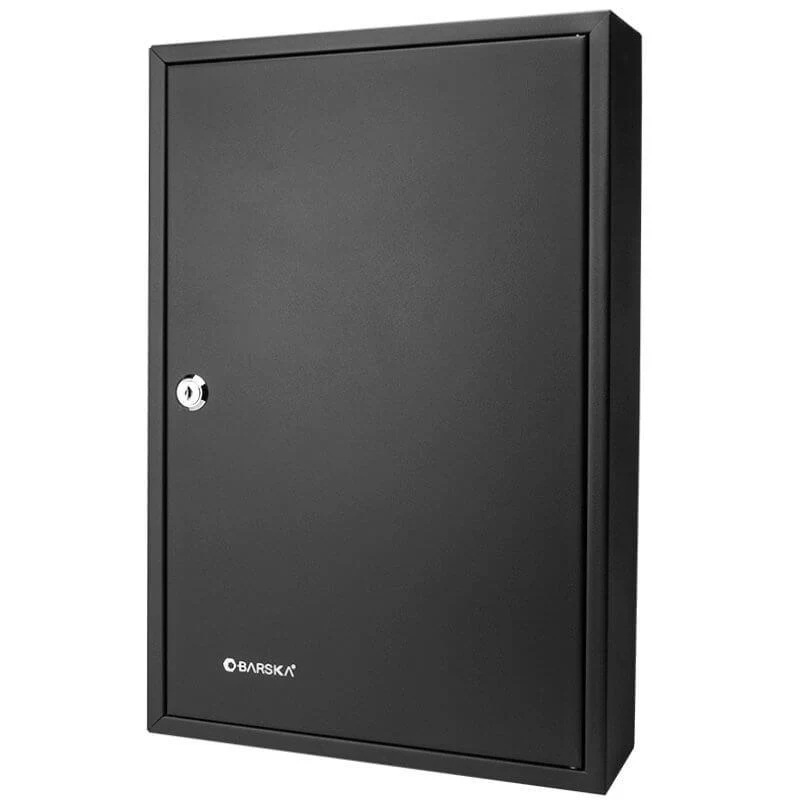 Barska CB12486 64 Keys Adjustable Key Cabinet - Black