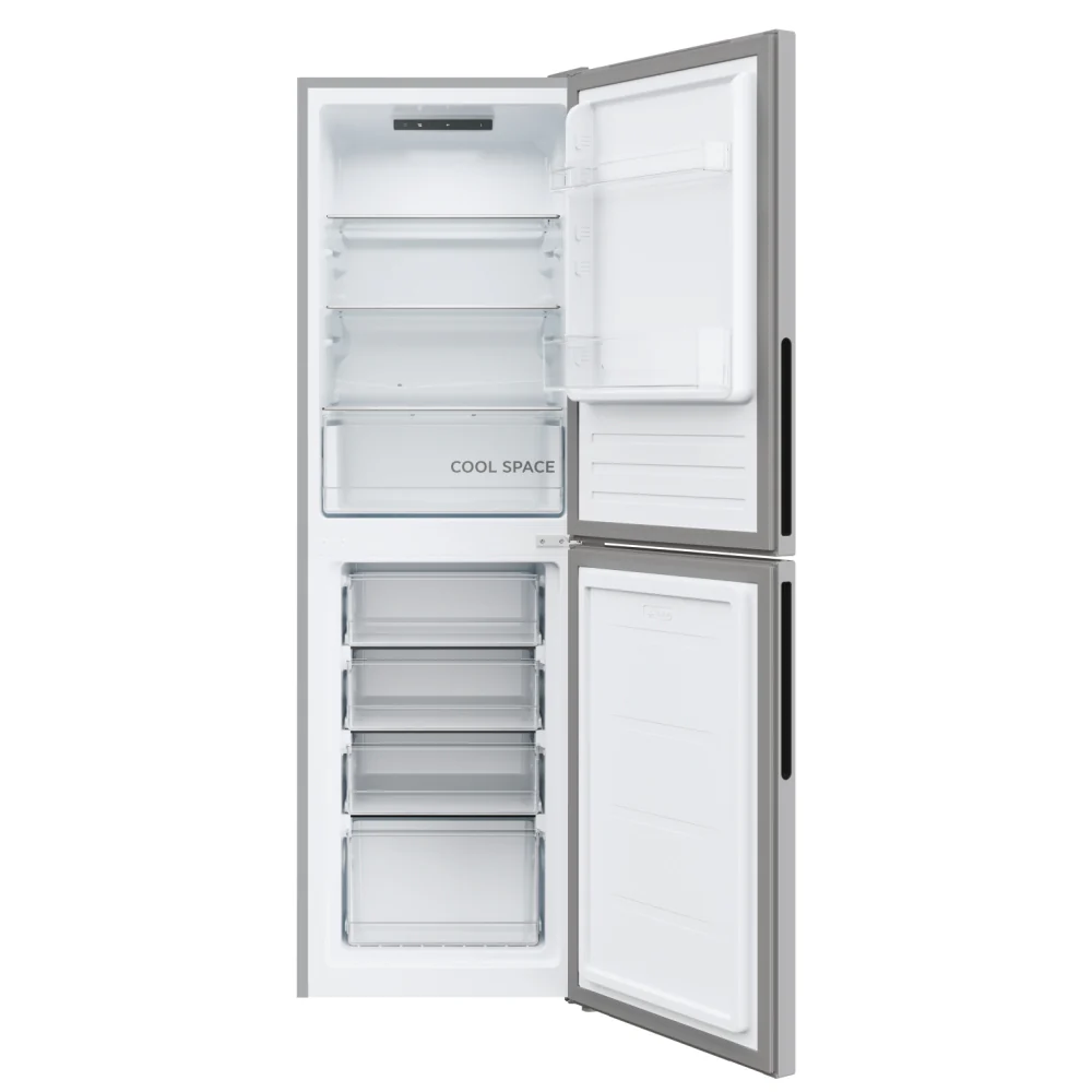 Hoover H-FRIDGE 300 252L Fridge Freezer Stainless Steel | HVT3CLECKIHS