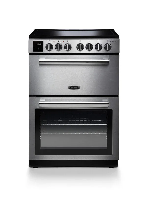 Rangemaster Professional Plus 60cm Ceramic Cooker - Stainless/Chrome | PROPL60ECSS/C