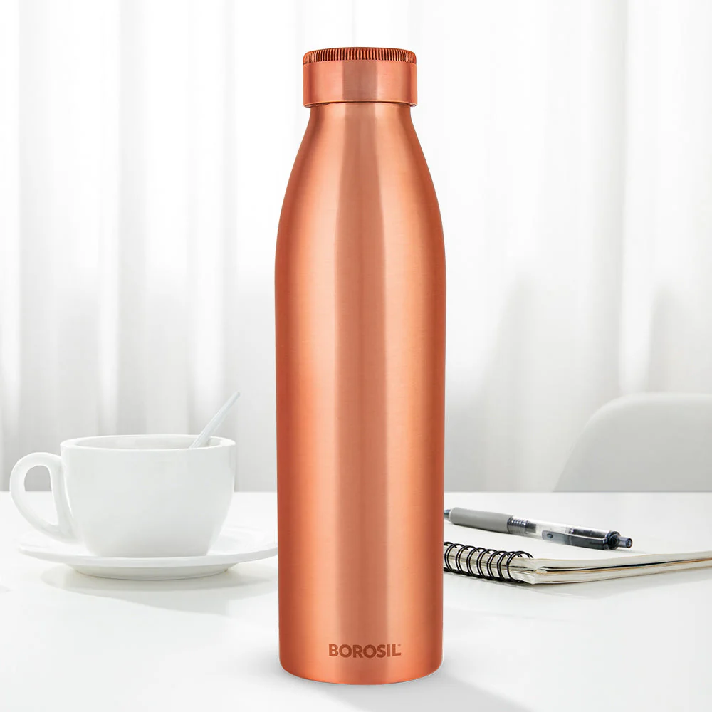 Borosil Pro Copper Bottle, 950ml