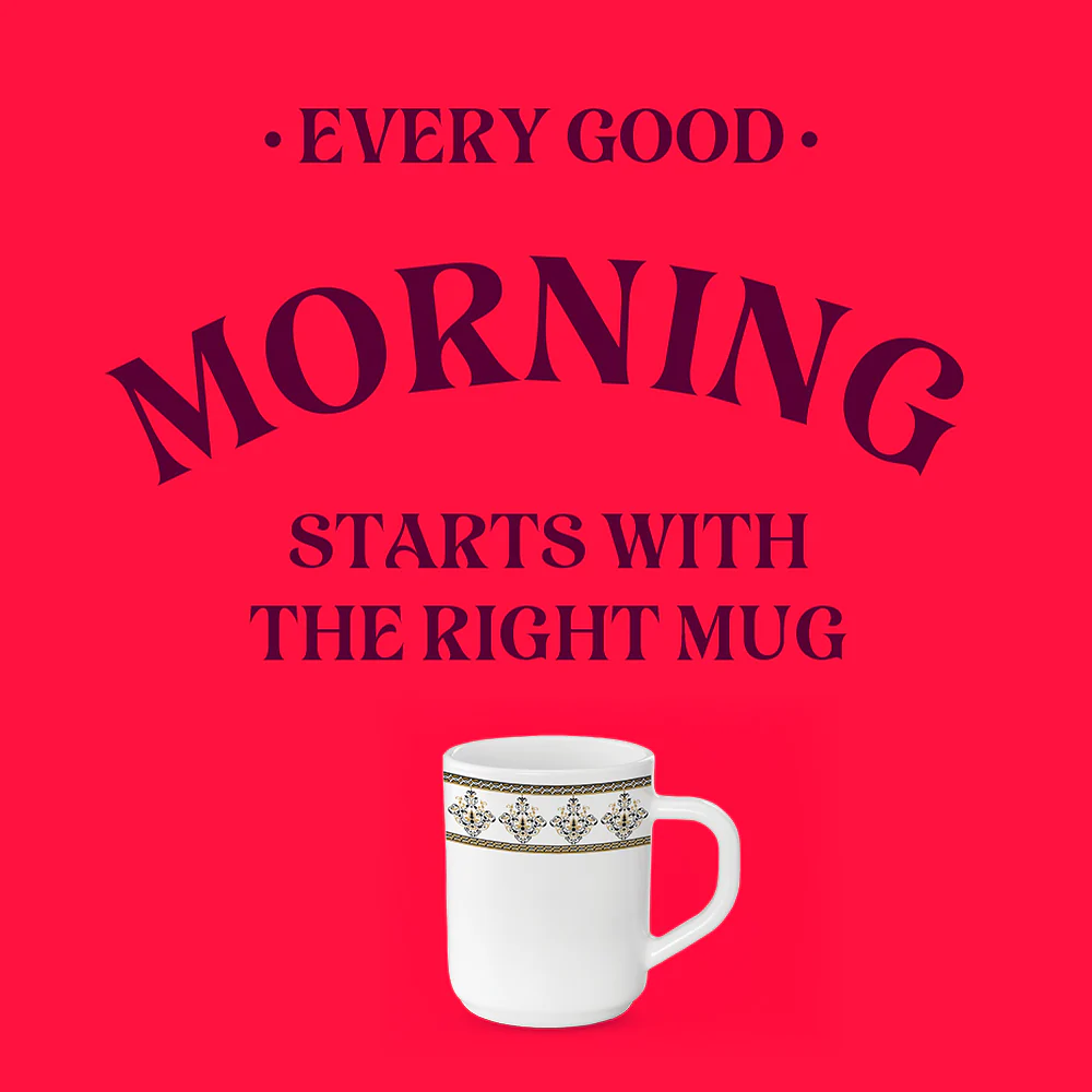 Larah By Borosil Syrah Mug Set