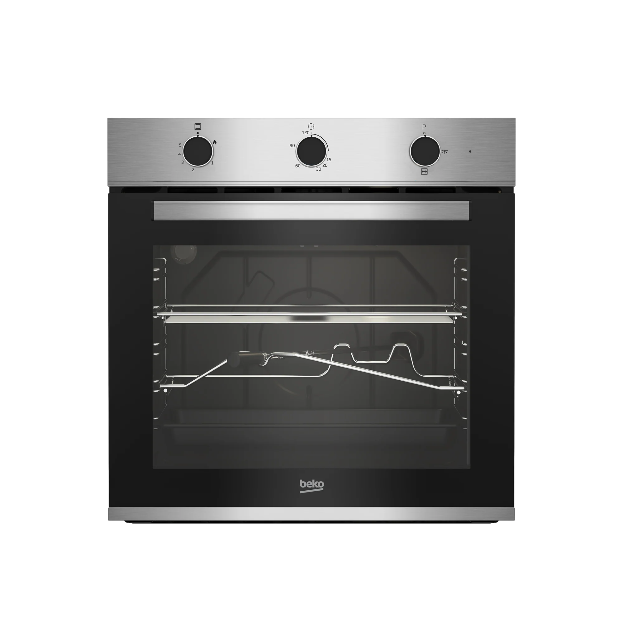 Beko 60cm Full Gas Oven Stainless Steel