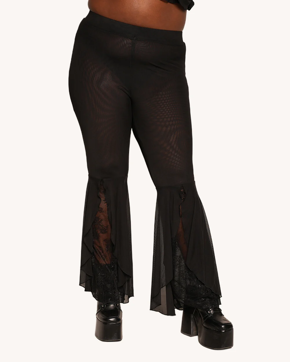 Y2K Princess Bell Bottoms